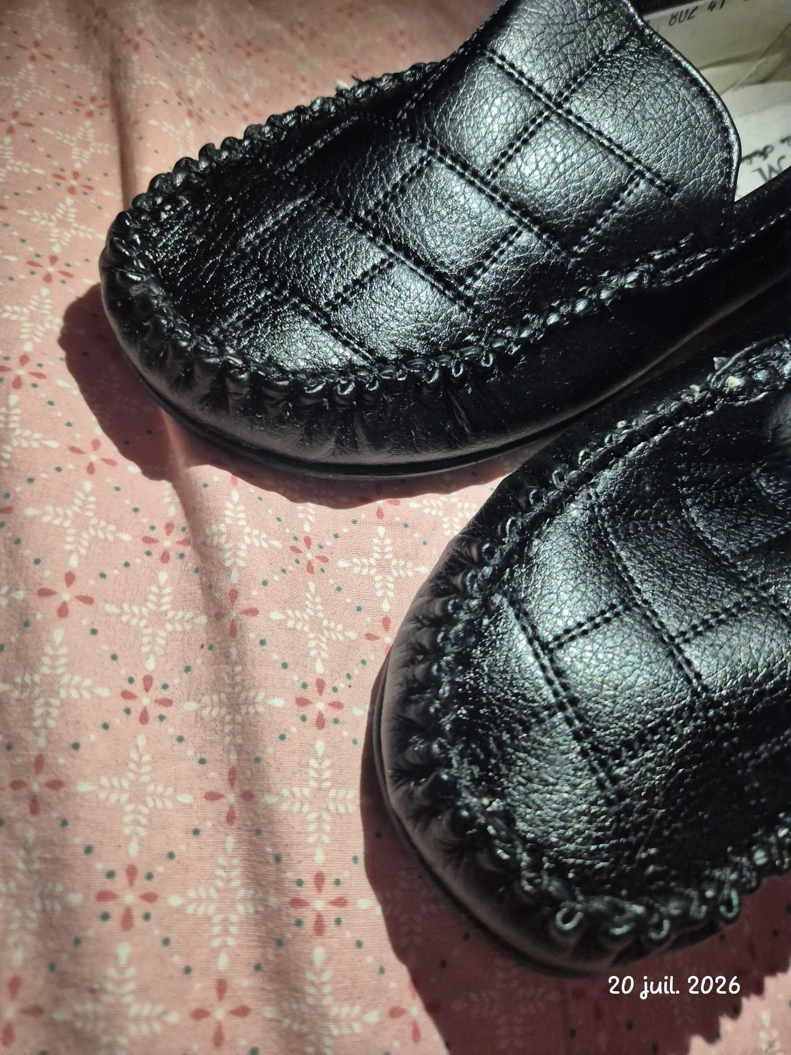 Leather loafer size 41 - black - new – photo 4
